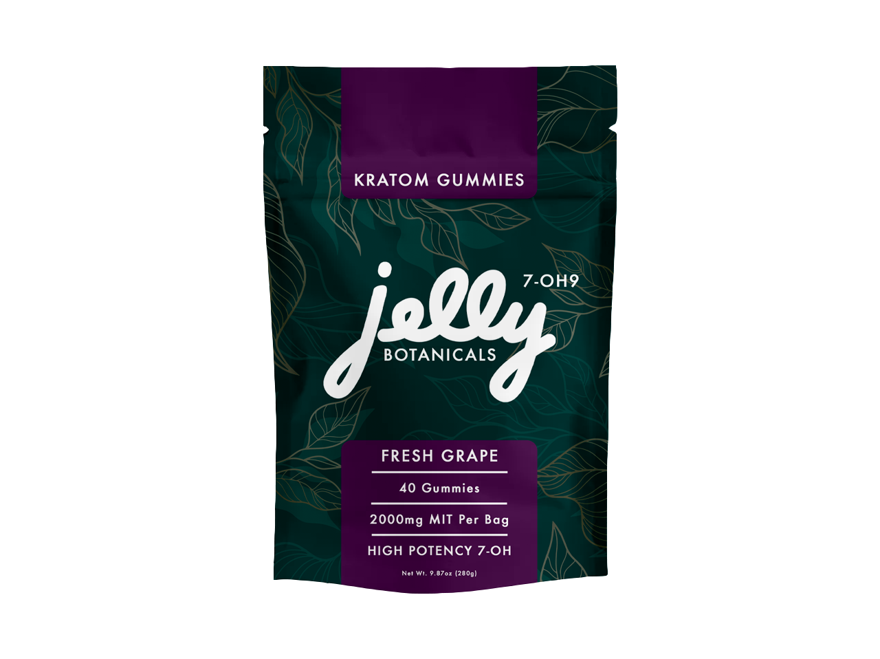 Jelly Botanical Kratom Gummies 2000mg MITRAGYNA