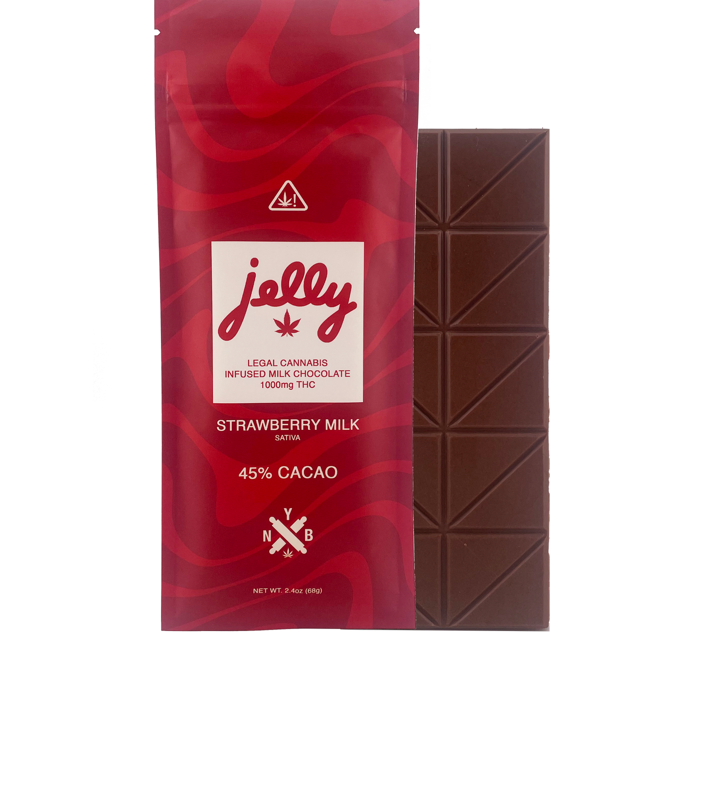 Jelly THC Chocolate Bar 1000mg