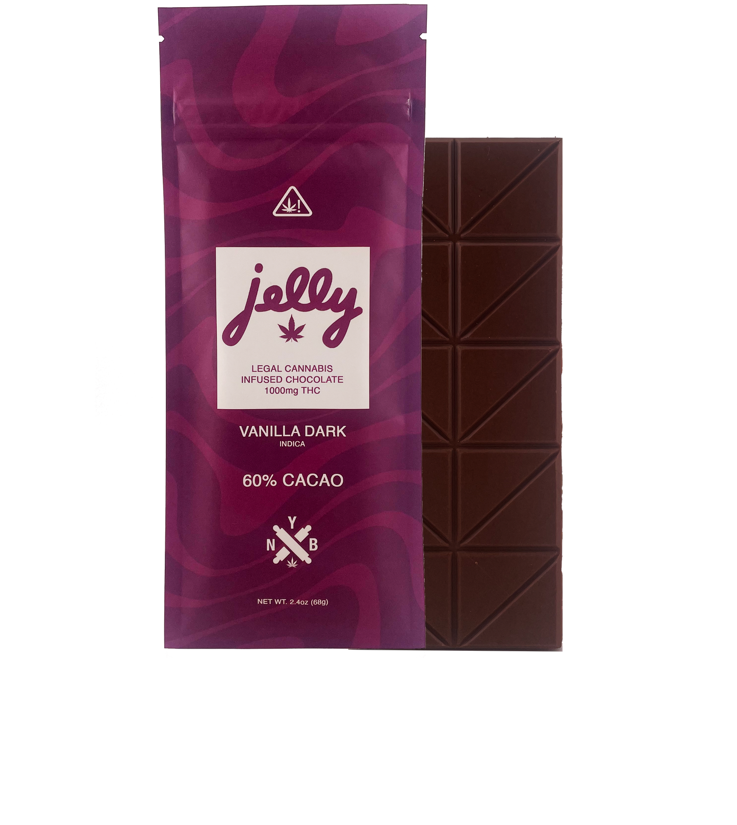 Jelly THC Chocolate Bar 1000mg