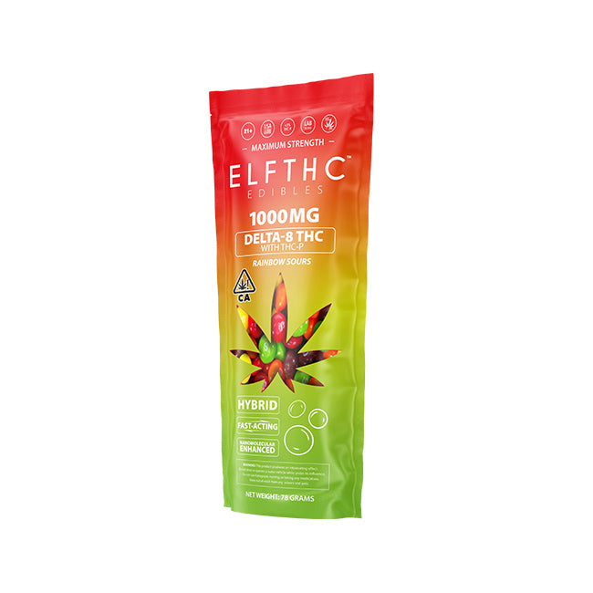 Unleash Euphoria: ELF THC Delta 8 & THC-P Gummies (1000mg)