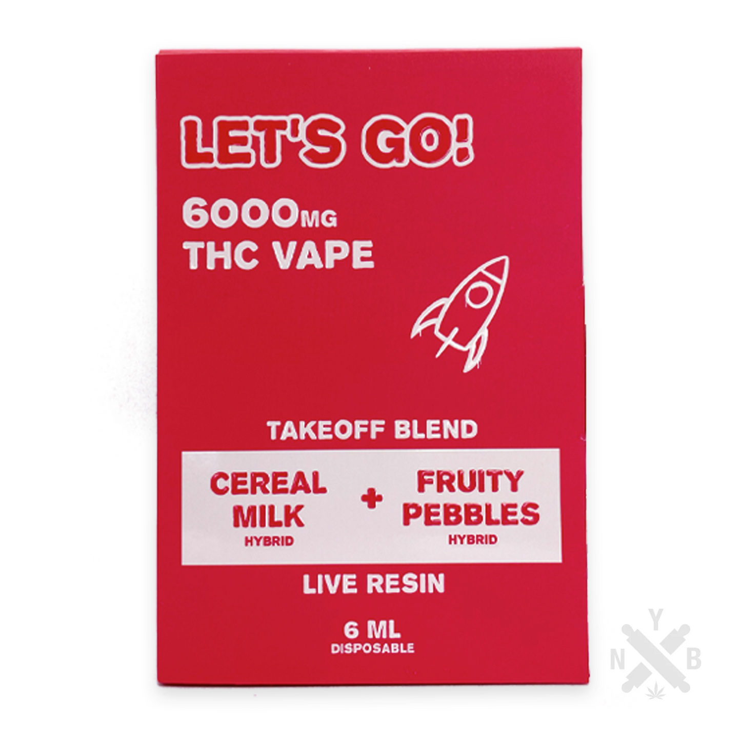 Let's Go ! THC Vape 6G Live Resin