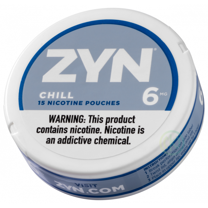 Zyn 6MG Nicotine Pouches ( 15 pouches per can )