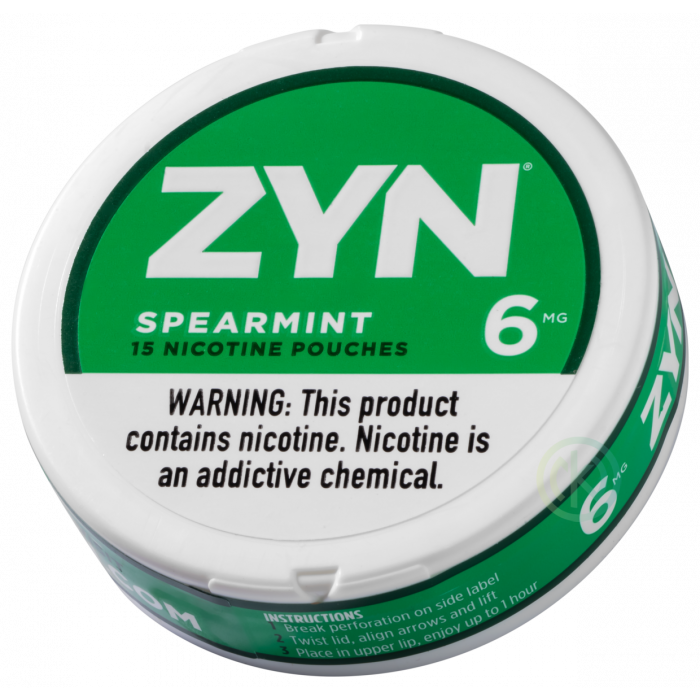 Zyn 6MG Nicotine Pouches ( 15 pouches per can )