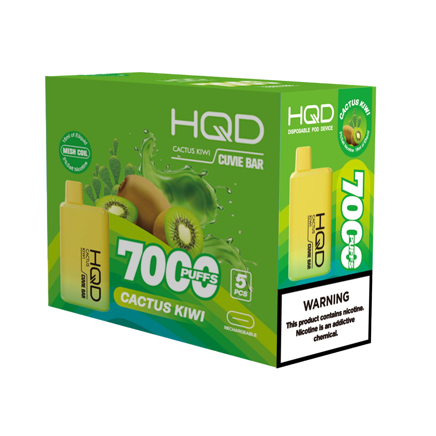 HQD Cuvie Bar 7000: 7000 Puffs of Delicious Flavor On-the-Go!